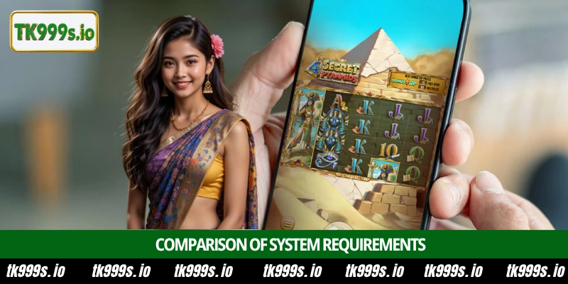 TK999 App 2 Comparison of system requirements