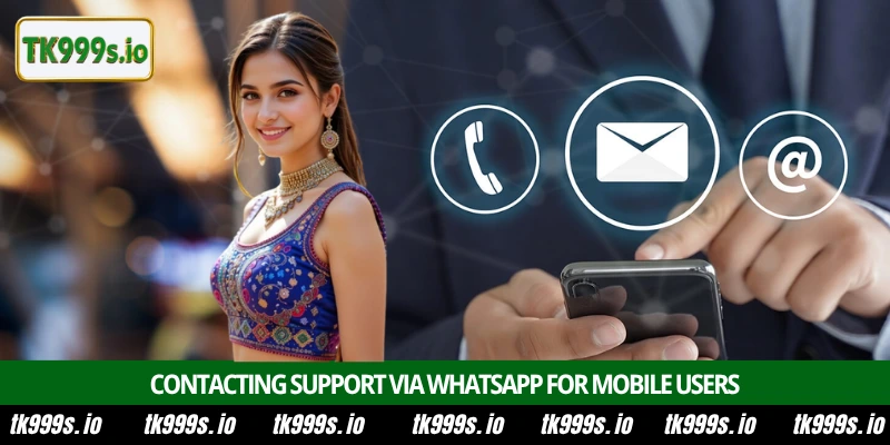 Contact TK999 3 Contacting support via WhatsApp for mobile users