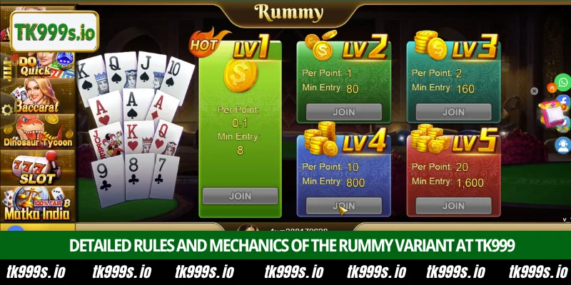 Professional Poker Rummy Rules and Strategies at TK999 2 Detailed rules and mechanics of the Rummy variant at TK999