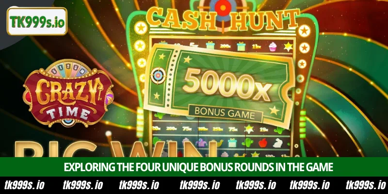 Crazy Time Casino game rules and winning tips at TK999 3 Exploring the four unique bonus rounds in the game