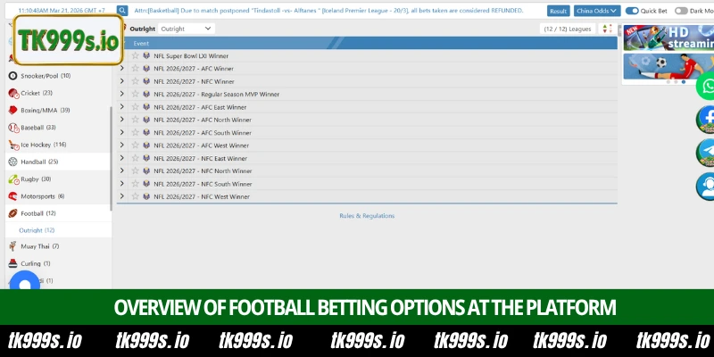 Advanced football betting markets for TK999 players 5 Advanced football betting markets for TK999 players