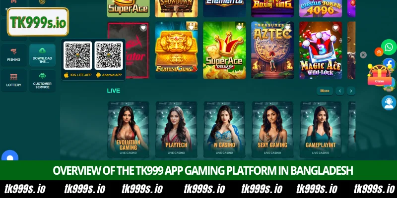 TK999 App 1 Overview of the TK999 App gaming platform in Bangladesh