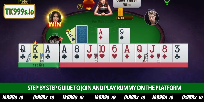 Professional Poker Rummy Rules and Strategies at TK999 3 Step by step guide to join and play Rummy on the platform