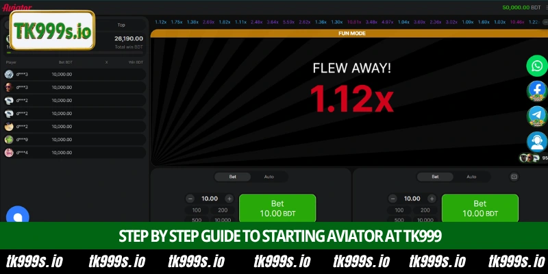 Aviator game guide and betting tips for TK999 players 3 Step by step guide to starting Aviator at TK999