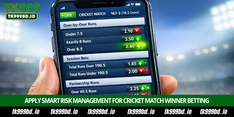 Cricket Match Winner – Betting Guide, Match Predictions, Best Odds and Expert Tips on TK99 8 Apply Smart Risk Management for Cricket Match Winner Betting
