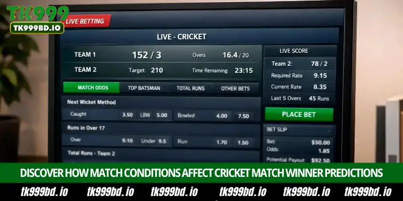 Cricket Match Winner – Betting Guide, Match Predictions, Best Odds and Expert Tips on TK99 3 Discover How Match Conditions Affect Cricket Match Winner Predictions